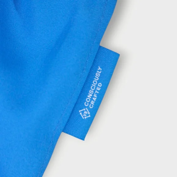 Vera Bradley Cotton Triple Zip Hipster Crossbody Purse Morning Blue Aster - Picture 7 of 11